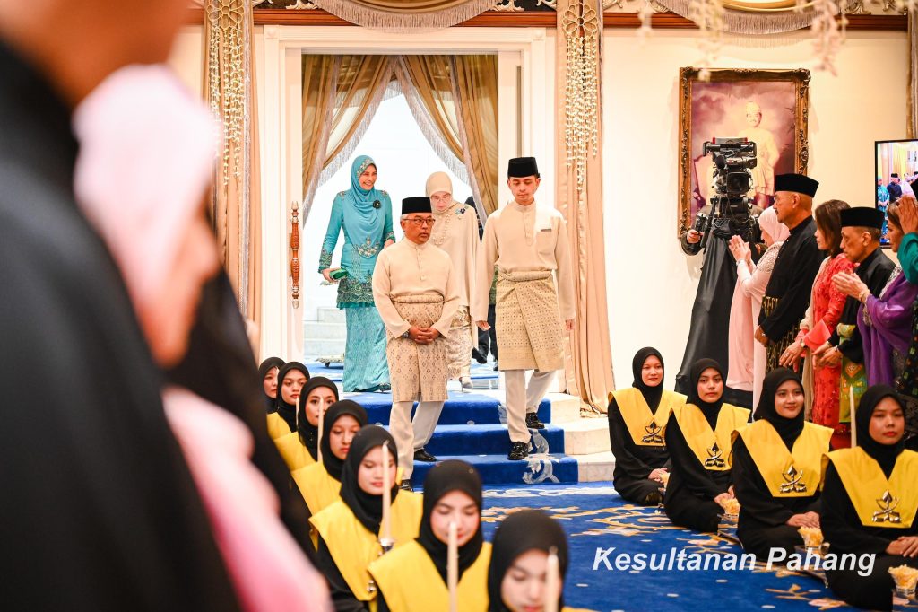 FOTO ISTIADAT PERSANDINGAN TENGKU MUHAMMAD ISKANDAR TENGKU NATASYA PUTERI