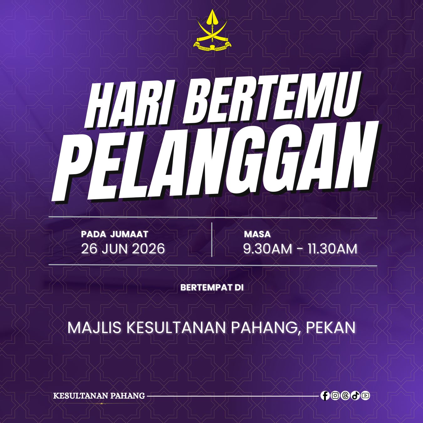 hari bertemu pelanggan