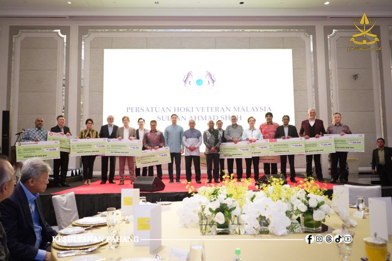 KDPB SULTAN PAHANG BERKENAN BERANGKAT KE MAJLIS SANTAPAN MINUM PETANG DIRAJA KUTIPAN DANA PIALA DUNIA HOKI MASTERS 2026