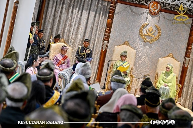 KDPB SULTAN PAHANG TITAH PEMBANGUNAN NEGERI TIDAK BOLEH MENGORBANKAN ALAM SEKITAR