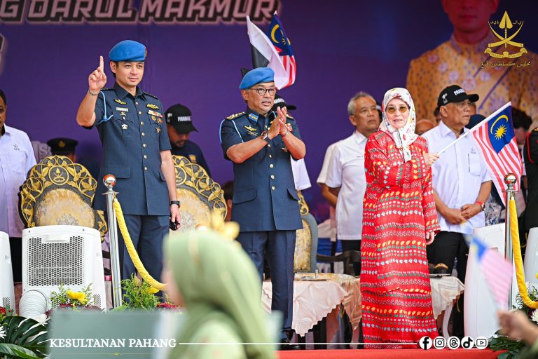 KDPB SULTAN PAHANG, KDPB TENGKU AMPUAN PAHANG BERANGKAT SERIKAN SAMBUTAN HARI KEBANGSAAN 2026