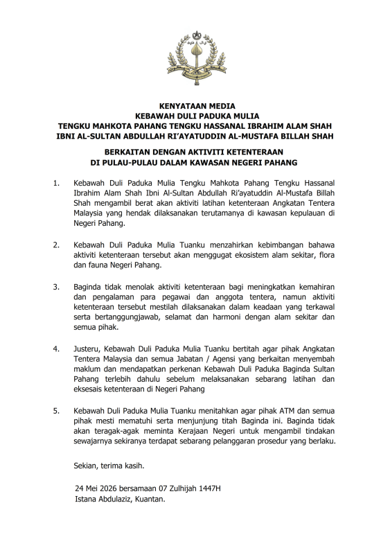 KENYATAAN MEDIA TENTERA - MEI 2026_001 (1)